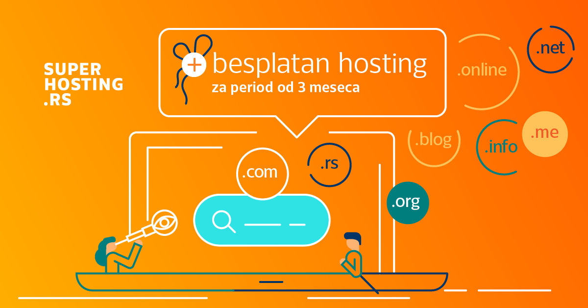 Besplatan .RS domen uz narudžbinu hosting paketa!